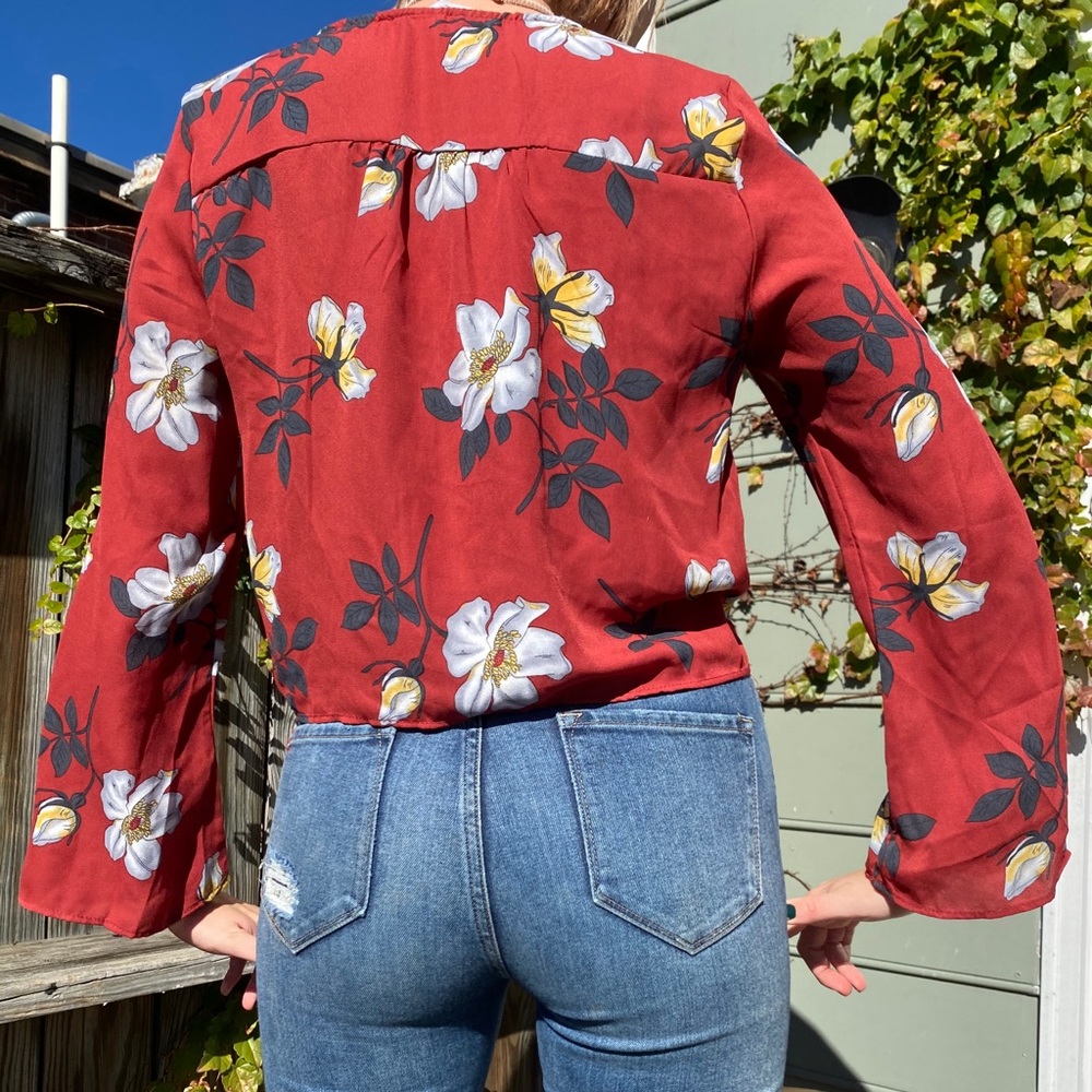 Red Blouse - Picture 2 of 3